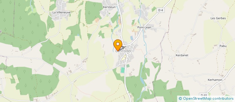 localisation de l'entreprise MONSIEUR GERVAIS LEVEAU  LANRODEC