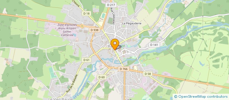 localisation de l'entreprise MONSIEUR GERVAIS MAILLE  BAUGE-EN-ANJOU