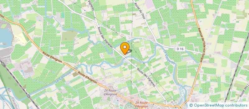 localisation de l'entreprise MONSIEUR GERVAIS ROBERT  CAVAILLON