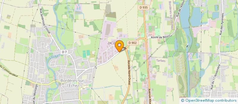 localisation de l'entreprise MONSIEUR GERVAIS SIERRA  BORDERES-SUR-L'ECHEZ