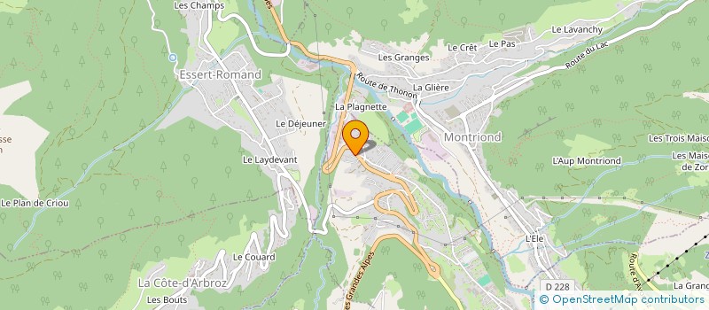 localisation de l'entreprise MONSIEUR GERVAIS TAVERNIER à MORZINE