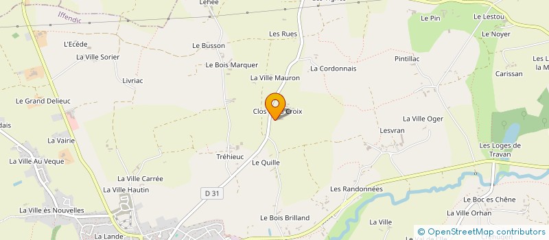 localisation de l'entreprise MONSIEUR GERVAIS VILBOUX à IFFENDIC
