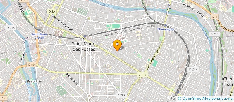 localisation de l'entreprise MONSIEUR GERVAL BERNET à SAINT-MAUR-DES-FOSSES