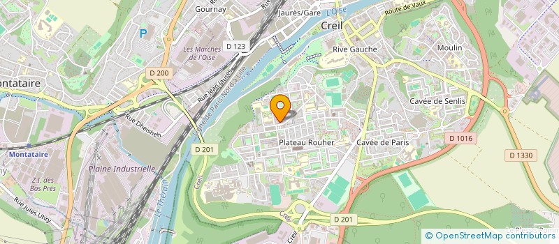 localisation de l'entreprise MONSIEUR GERVELIN MADZELA à CREIL