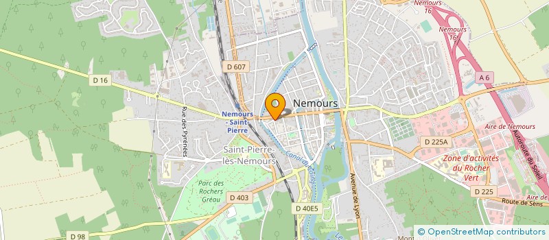 localisation de l'entreprise MONSIEUR GERVET FORTES à NEMOURS