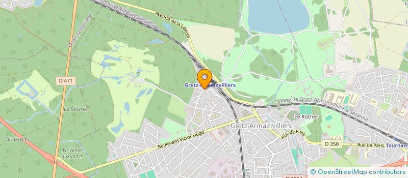 localisation de l'entreprise MONSIEUR GERY-CHRIS DANKOUA  GRETZ-ARMAINVILLIERS
