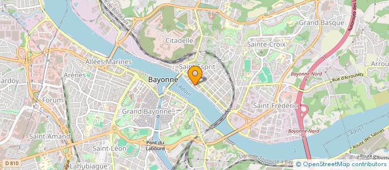 localisation de l'entreprise MONSIEUR GERY DUPUIS à BAYONNE