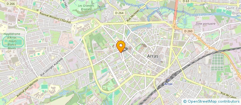 localisation de l'entreprise MONSIEUR GERY HUMEZ à ARRAS