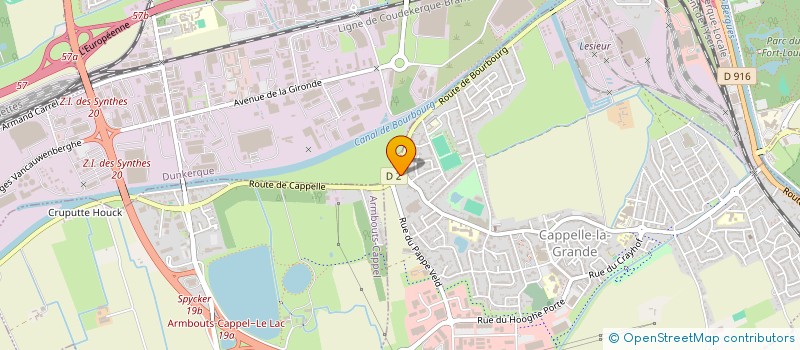 localisation de l'entreprise MONSIEUR GERY LAHEYE  CAPPELLE-LA-GRANDE