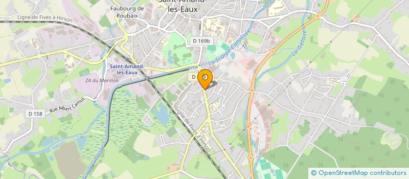 localisation de l'entreprise MONSIEUR GERY LENGLET  SAINT-AMAND-LES-EAUX