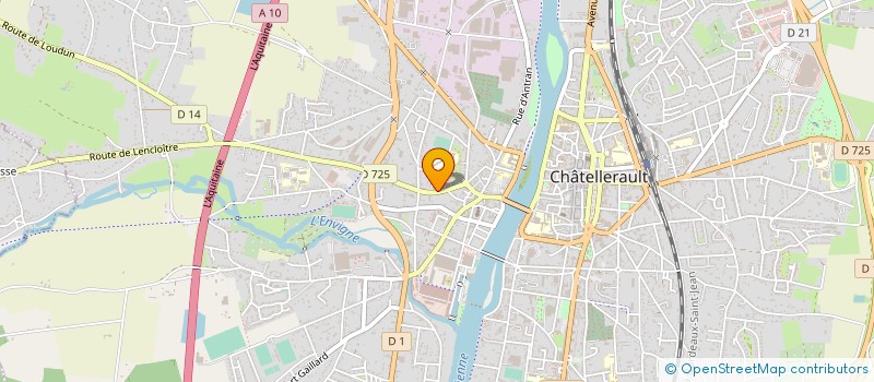 localisation de l'entreprise MONSIEUR GERY LEVEQUE à CHATELLERAULT