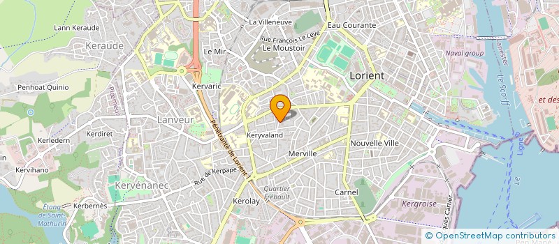 localisation de l'entreprise MONSIEUR GERY-PIERRE VISTICOT  LORIENT