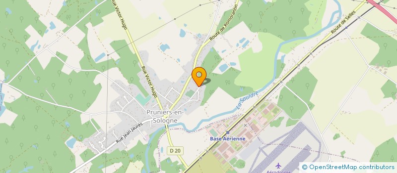 localisation de l'entreprise MONSIEUR GERY PROUVEUR  PRUNIERS-EN-SOLOGNE