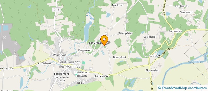 localisation de l'entreprise MONSIEUR GERY VANDENSTEENDAM  SAINT-LAURENT-DES-HOMMES