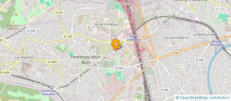 localisation de l'entreprise MONSIEUR GESFFREY BARRAT à FONTENAY-SOUS-BOIS