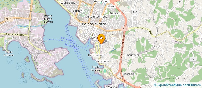 localisation de l'entreprise MONSIEUR GESNEL CIVIL à POINTE-A-PITRE