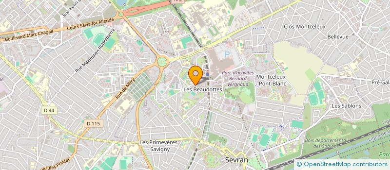 localisation de l'entreprise MONSIEUR GESNER MICHAUD  MITRY-MORY