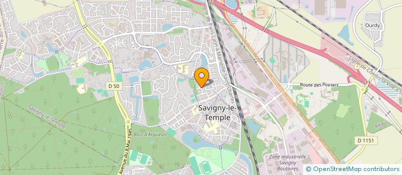 localisation de l'entreprise MONSIEUR GESNERT LIMER  SAVIGNY-LE-TEMPLE