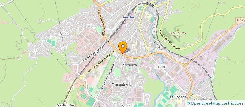 localisation de l'entreprise MONSIEUR GESSY BERCHE à JUSSAC