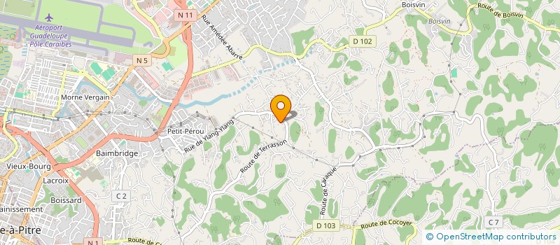 localisation de l'entreprise MONSIEUR GESSY LOLLIA à LES ABYMES