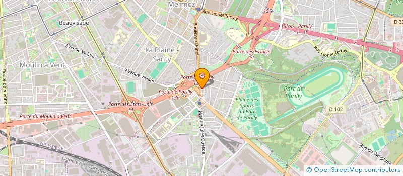 localisation de l'entreprise MONSIEUR GESSYN HASSANI  VENISSIEUX