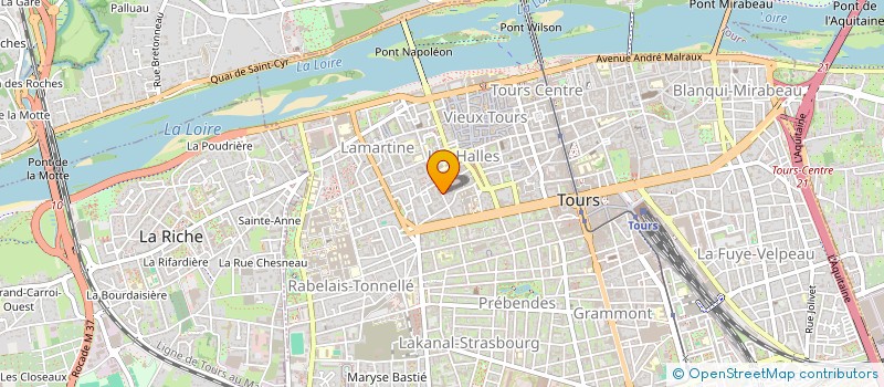 localisation de l'entreprise MONSIEUR GESTON LOUIS  TOURS