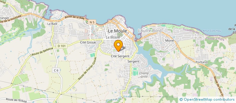 localisation de l'entreprise MONSIEUR GETRO TILUS à LE MOULE