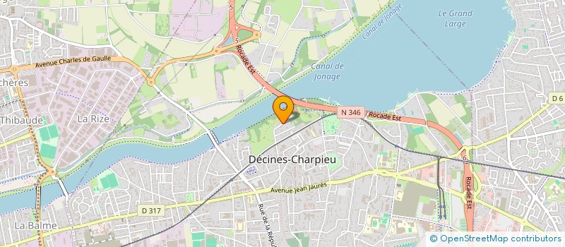 localisation de l'entreprise MONSIEUR GEVORG ABRAHAMYAN  DECINES-CHARPIEU