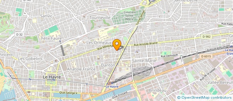 localisation de l'entreprise MONSIEUR GEVORG GEVORGYAN à LE HAVRE