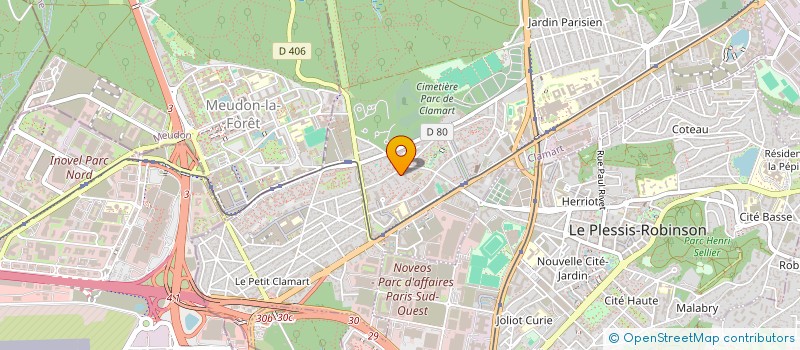 localisation de l'entreprise MONSIEUR GEVORG MKRTTCHIAN à CLAMART