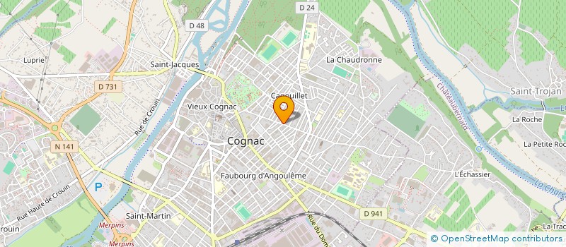 localisation de l'entreprise MONSIEUR GEVORG MOURAD à COGNAC