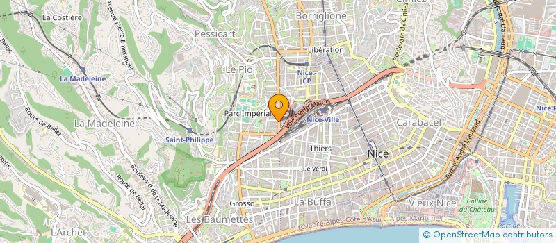 localisation de l'entreprise MONSIEUR GEVORG TEVOSIAN  NICE