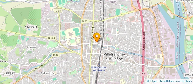 localisation de l'entreprise MONSIEUR GEVORG TOVMASYAN  VILLEFRANCHE-SUR-SAONE