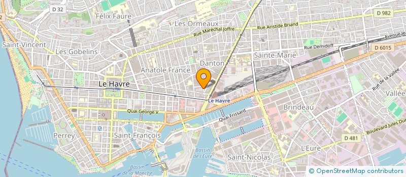 localisation de l'entreprise MONSIEUR GEVORG VARDANYAN à LE HAVRE