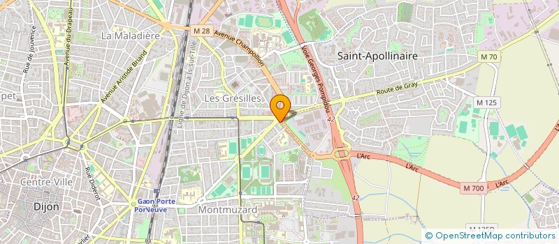 localisation de l'entreprise MONSIEUR GEZAHAGN BERHANU à DIJON