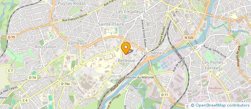 localisation de l'entreprise MONSIEUR GEZIM KAPTANAJ à LIMOGES
