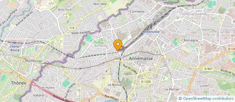 localisation de l'entreprise MONSIEUR GEZIM MUSTAFA  AMBILLY