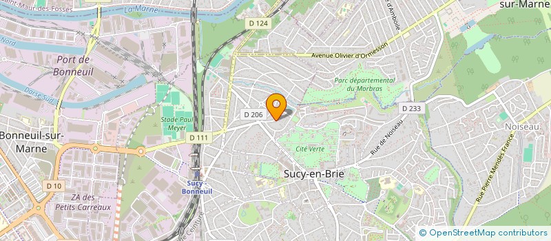 localisation de l'entreprise MONSIEUR GEZIM UJKAJ à SUCY EN BRIE