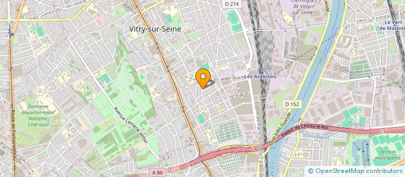 localisation de l'entreprise MONSIEUR GHABIR BEGHERNAOUT à VITRY-SUR-SEINE