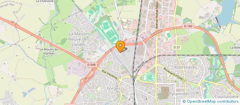 localisation de l'entreprise MONSIEUR GHAIGA TARIQ  LA ROCHE-SUR-YON