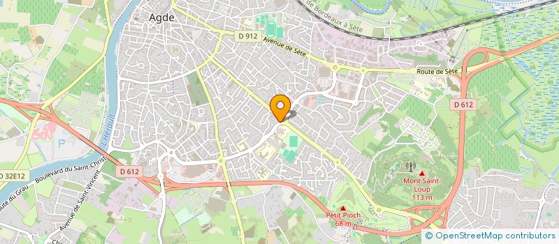 localisation de l'entreprise MONSIEUR GHANEM SEKHI à AGDE