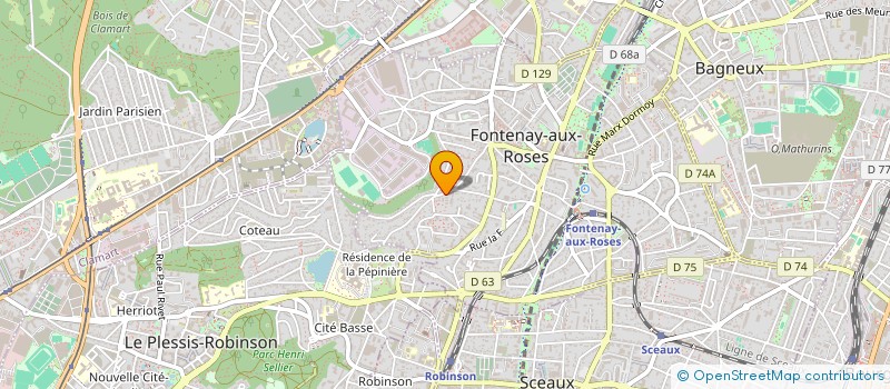 localisation de l'entreprise MONSIEUR GHANI TALEB à FONTENAY-AUX-ROSES