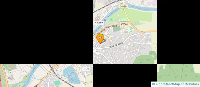 localisation de l'entreprise MONSIEUR GHANIA MEBARKI  BEAUMONT-SUR-OISE