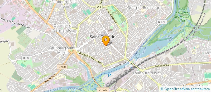 localisation de l'entreprise MONSIEUR GHAOUEL HAOUAS à SAINT-QUENTIN