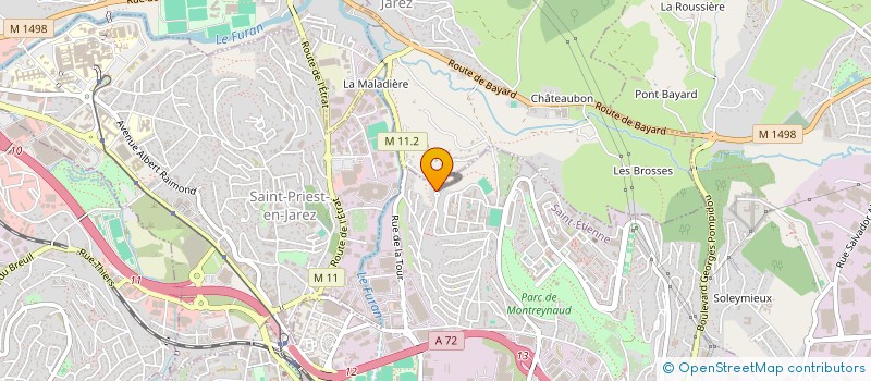 localisation de l'entreprise MONSIEUR GHAOUTI BOUDOUR  SAINT-ETIENNE