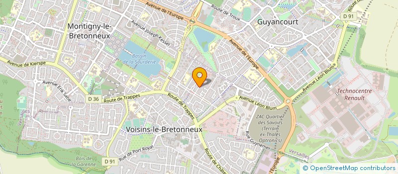 localisation de l'entreprise MONSIEUR GHARIB DABAB à VOISINS-LE-BRETONNEUX