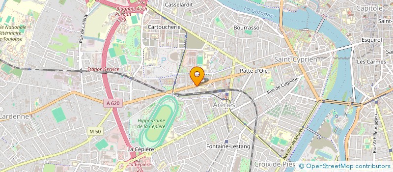 localisation de l'entreprise MONSIEUR GHASSAN GIROUD  TOULOUSE