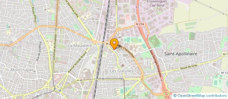 localisation de l'entreprise MONSIEUR GHASSAN JAFFAL  DIJON