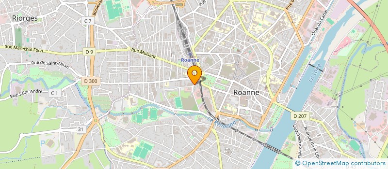 localisation de l'entreprise MONSIEUR GHASSAN NAKOUR  ROANNE