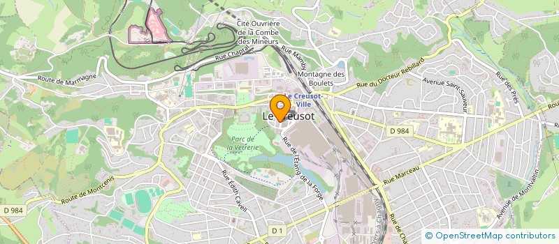 localisation de l'entreprise MONSIEUR GHASSAN YANNI  LE CREUSOT